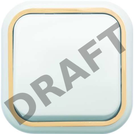 Выключатель 1-кл. ОП Валентина  10А IP20 А16-038 бел./зол. Кунцево 7631