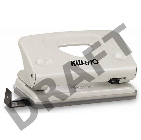 Дырокол Kw-Trio Classic Mini 941 макс.:10лист. металл ассорти с линейкой