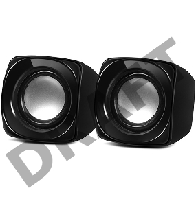 Колонки Sven 120 2.0 черный 5Вт