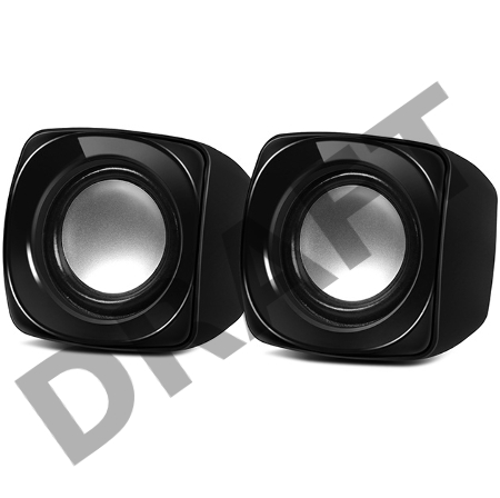 Колонки Sven 120 2.0 черный 5Вт