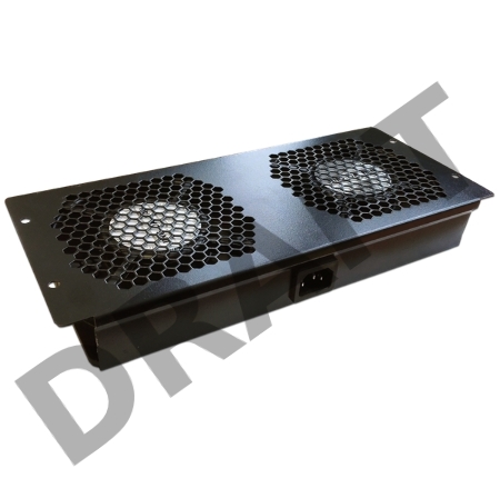 Блок 2-х вентиляторов с подшипниками, в крышу шкафа Business Advanced, наборный, без шнура питания