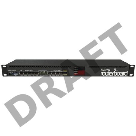 Маршрутизатор MikroTik RB2011UiAS-RM RouterBOARD 2011UiAS-RM with 1U rackmount case and power supply