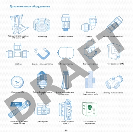 Насосная станция ДЖИЛЕКС ДЖАМБО 60/35Н-24  600Вт глубина до 9м высота до 30м 3300л/ч 24л для чистой воды
