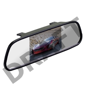 Зеркало заднего вида с монитором Silverstone F1 Interpower IP Mirror 4,3