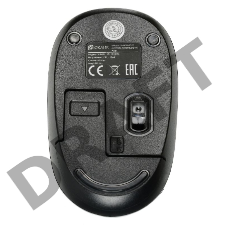 Мышь Oklick  505MW черный оптическая (1000dpi) беспроводная USB (2but)