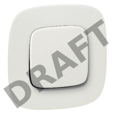 Лицевая панель для выключателей одноклавишных. Жемчуг  Valena ALLURE. 