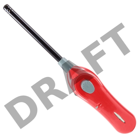 Пьезозажигалка ECOS GL-001R, красная