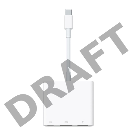 Многопортовый адаптер Apple USB-C Digital AV Multiport Adapter
