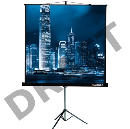 Экран на треноге Lumien 183x244см Master View LMV-100108 4:3 напольный рулонный