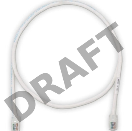 Кабель Патч-корд Panduit UTPCH10MY вилка RJ-45-вилка RJ-45 кат.5е 10м белый ПВХ