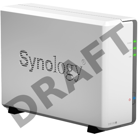 СХД настольное исполнение 1BAY NO HDD DS120J SYNOLOGY