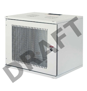 Шкаф коммутационный Lande NetBox Soho (LN-SH09U5440-LG-F0-3) настенный 9U 540x400мм пер.дв.перфор. задн.дв.стал.лист несъемн.бок.пан. направл.под закл.гайки 80кг серый 11.7кг IP20 сталь