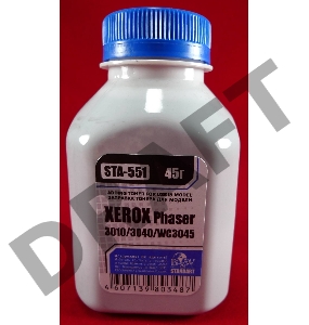 Тонер XEROX Phaser 3040/3010/WC 3045 (фл, 45г) B&W Standart фас России