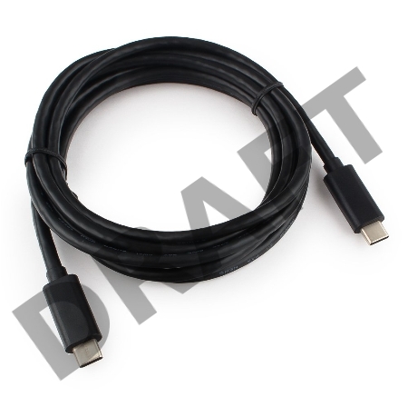Кабель USB Cablexpert CCP-USB3.1-CMCM-2M, USB3.1 Type-C/USB3.1 Type-C, 2м, пакет