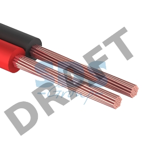 Кабель акустический 2х0,50 мм? красно-черный (м. бухта 20 м) | 01-6103-3-20 | REXANT