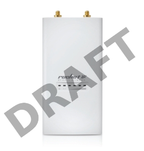 Точка доступа UBIQUITI RocketM2(EU) 2x RP-SMA, GPS-приёмник, 2х10/100 BASE-TX