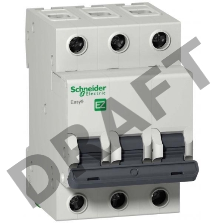 Выключатель автоматический модульный 3п C 16А 4.5кА EASY9 SchE EZ9F34316