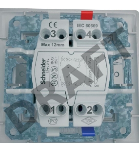 Механизм переключателя 1-кл. СП Sedna проходн. беж. SchE SDN0400147