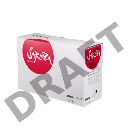 Картридж Sakura CF450A для HP, черный, 1500 к.