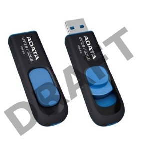 Флеш Диск 128GB ADATA UV128, USB 3.0, черный/синий