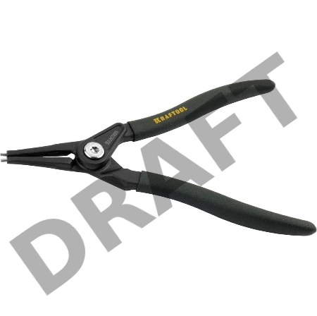 Съемник стопорных колец KRAFTOOL 22812-1  с прямыми губками, внутренний, 175 мм