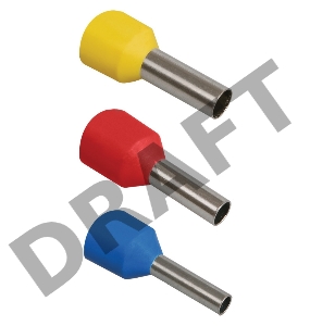 Наконечник-гильза изол. Е3516 35кв.мм (уп.100шт) ИЭК UGN10-035-16-16