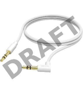 Кабель Hama 00173875 Jack 3.5 (m) Jack 3.5мм (m) 1м белый