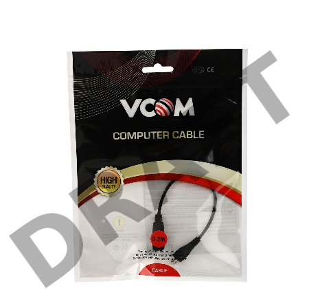 Переходник AF/microBM USB2.0 0,2м VCOM Кабель-переходник OTG MicroUSB-->USB(мама), CU280