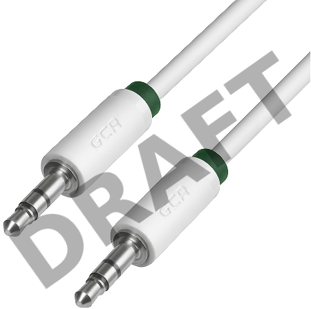Greenconnect Кабель аудио 3.0m jack 3,5mm/jack 3,5mm белый, зеленая окантовка, ультрагибкий, 28 AWG, M/M, Premium GCR-AVC1662-3.0m, экран, стерео Greenconnect Кабель аудио 3.0m jack 3,5mm/jack 3,5mm белый, зеленая окантовка, ультрагибкий, 28 AWG, M/M, Pre
