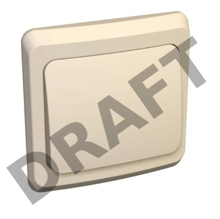 Выключатель 1-кл. СП Этюд 10А IP20 крем. SchE BC10-001K