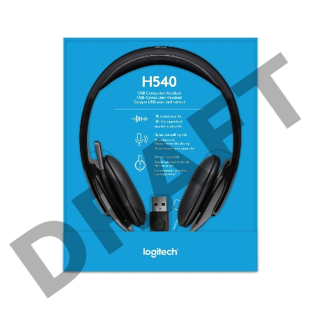Гарнитура Logitech H540 USB (981-000480)