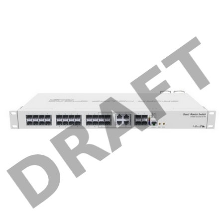 Коммутатор 20PORT SFP 4SFP+ CRS328-4C-20S-4S+RM MIKROTIK