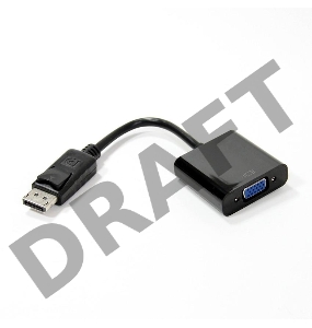 Кабель-переходник DP --> VGA-F 0,2m , Telecom (TA522)