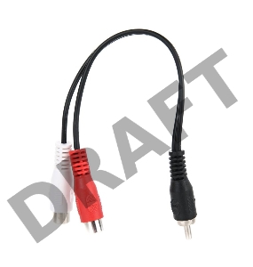 Кабель-разветвитель Telecom 1RCA (M) - 2RCA (F)<TAV4954-0.2M>