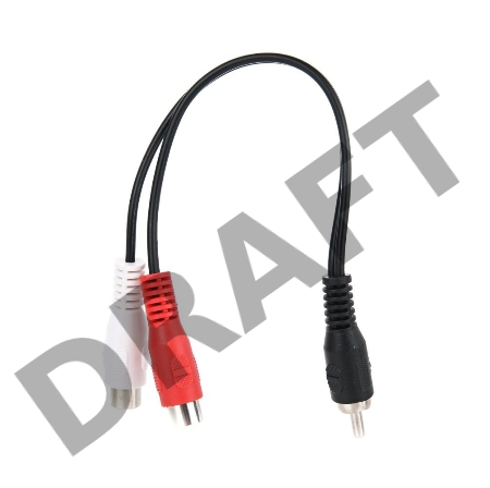 Кабель-разветвитель Telecom 1RCA (M) - 2RCA (F)<TAV4954-0.2M>