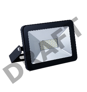 Прожектор Ultraflash LFL-3001 C02 черный (LED SMD прожектор, 30 Вт, 230В, 6500К)