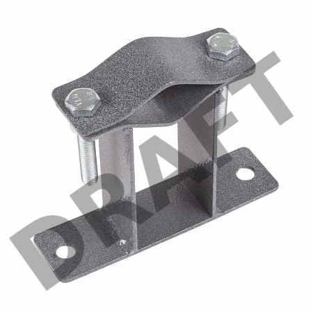 Кронштейн для мачт плоский 100 мм П-образный REXANT