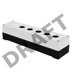 Корпус КП105 5 кнопок бел. EKF cpb-105-w