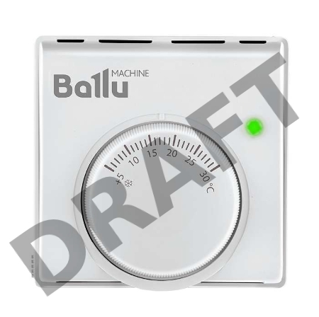 Термостат для инфр.обогревателя BALLU BMT-2  10А 220В t=+5…+30 °С 83x83x38 мм
