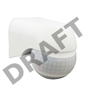 Датчик движения PMS-IR 010 800Вт 180град. 12м IP44 WH JazzWay 5012936