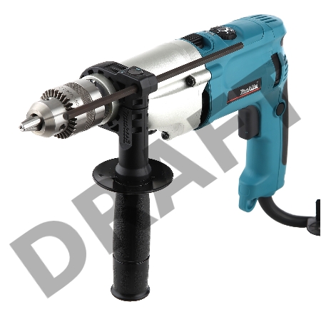 Дрель ударная Makita HP2070 1010Вт патрон:кулачковый реверс (кейс в комплекте)