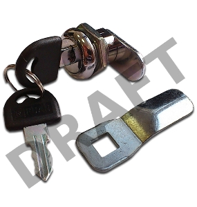 Замок почтовый для дверей и боковых панелей шкафов TWT