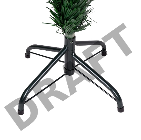 Новогодняя Ель с шишками 150 см фибро-оптика ТЕПЛЫЙ БЕЛЫЙ цвет