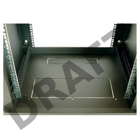 Шкаф телекоммуникационный настенный разборный 6U (600  650) дверь стекло