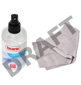 Чистящий набор (салфетки + гель) Buro BU-Gsurface (салфетка и гель) для поверхностей 200мл