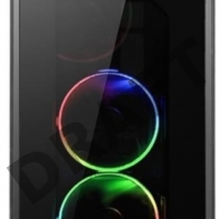Корпус View 71 TG RGB (870680) CA-1I7-00F1WN-01 /Black/Win/SPCC/Tempered Glass*4/Color Box/Riing 140mm RGB Fan*3
