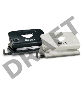 Дырокол Kw-Trio Classic Mini 941 макс.:10лист. металл ассорти с линейкой