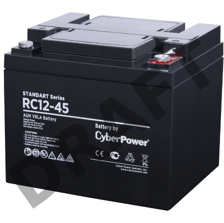 Батарея SS CyberPower Standart series RC 12-45 / 12V 50 Ah