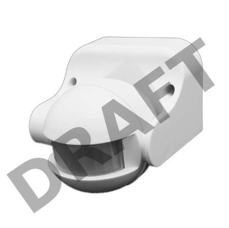 Датчик движения PMS-IR 009 1200Вт 180град. 12м IP44 WH JazzWay 5012912