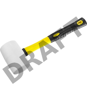 Белая резиновая киянка STAYER 20533-680 680г с фиберглассовой рукояткой